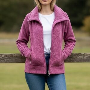 Calvin Klein Women's Purple Utility Jacket 6491